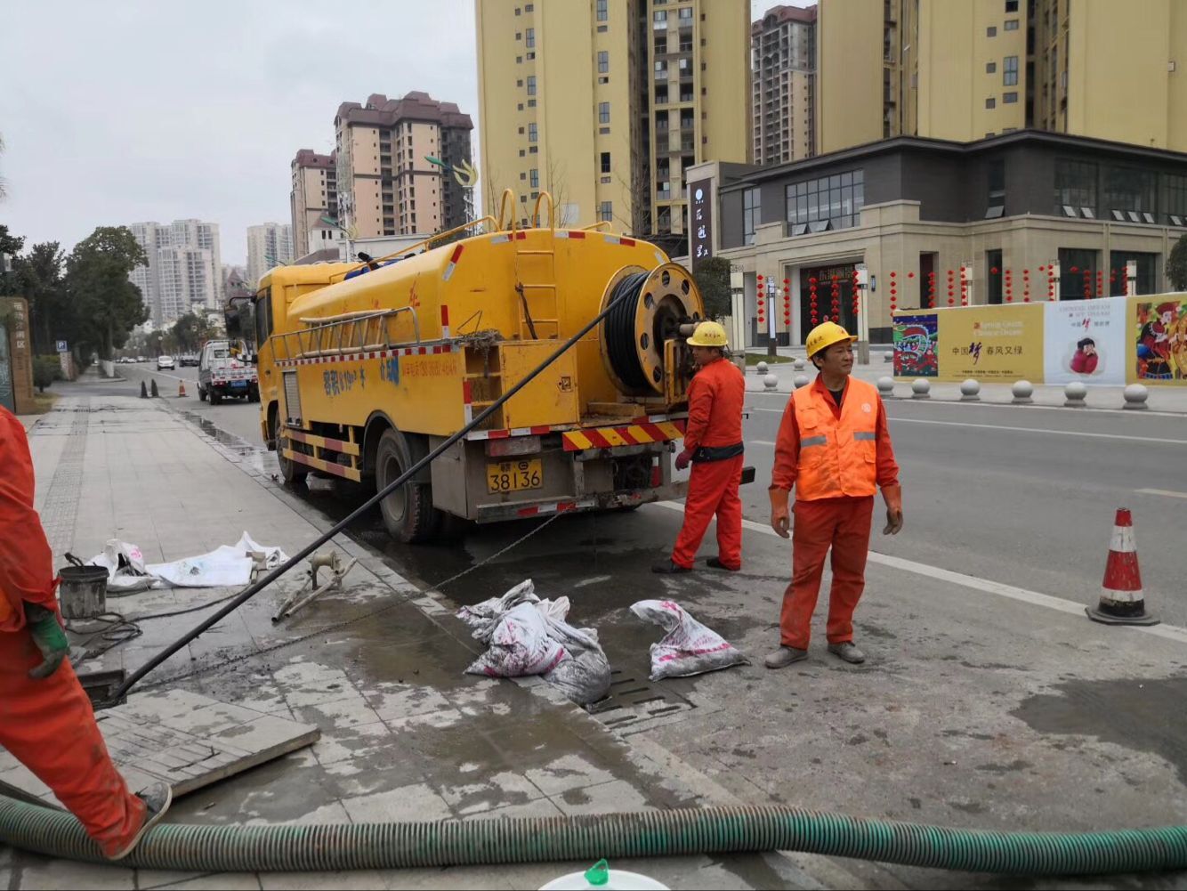 点军排污管道清淤-管道清洗